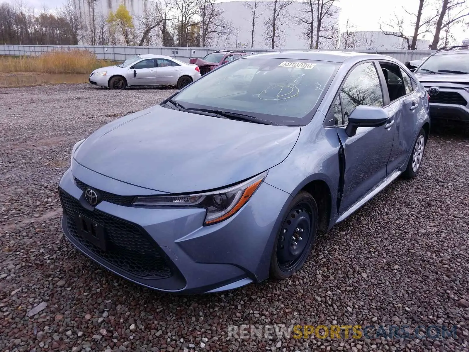 2 Photograph of a damaged car JTDEPRAEXLJ029410 TOYOTA COROLLA 2020