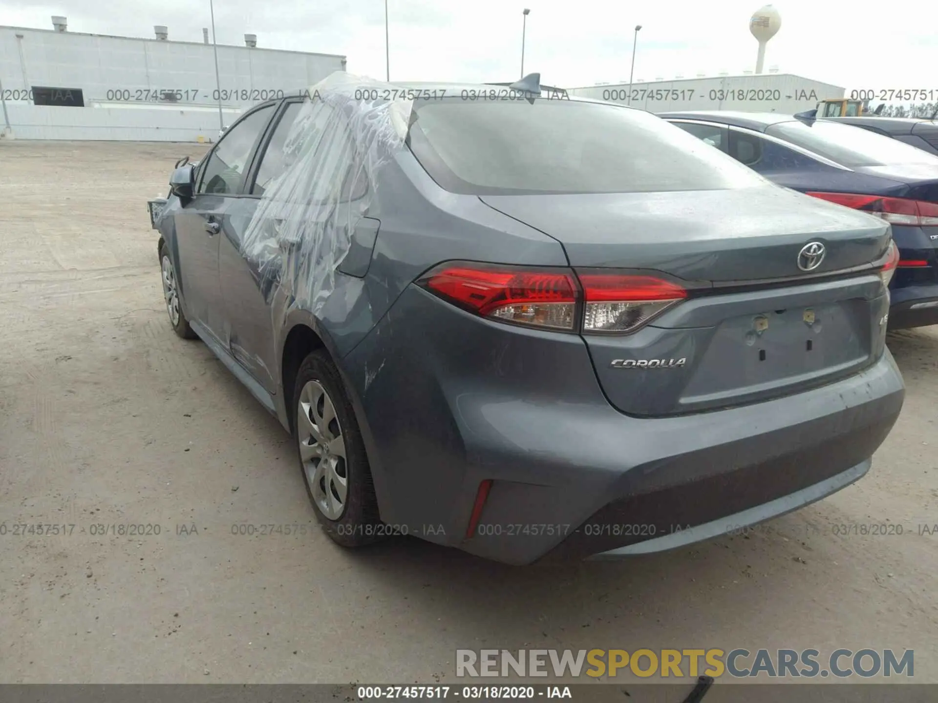 3 Photograph of a damaged car JTDEPRAEXLJ030668 TOYOTA COROLLA 2020