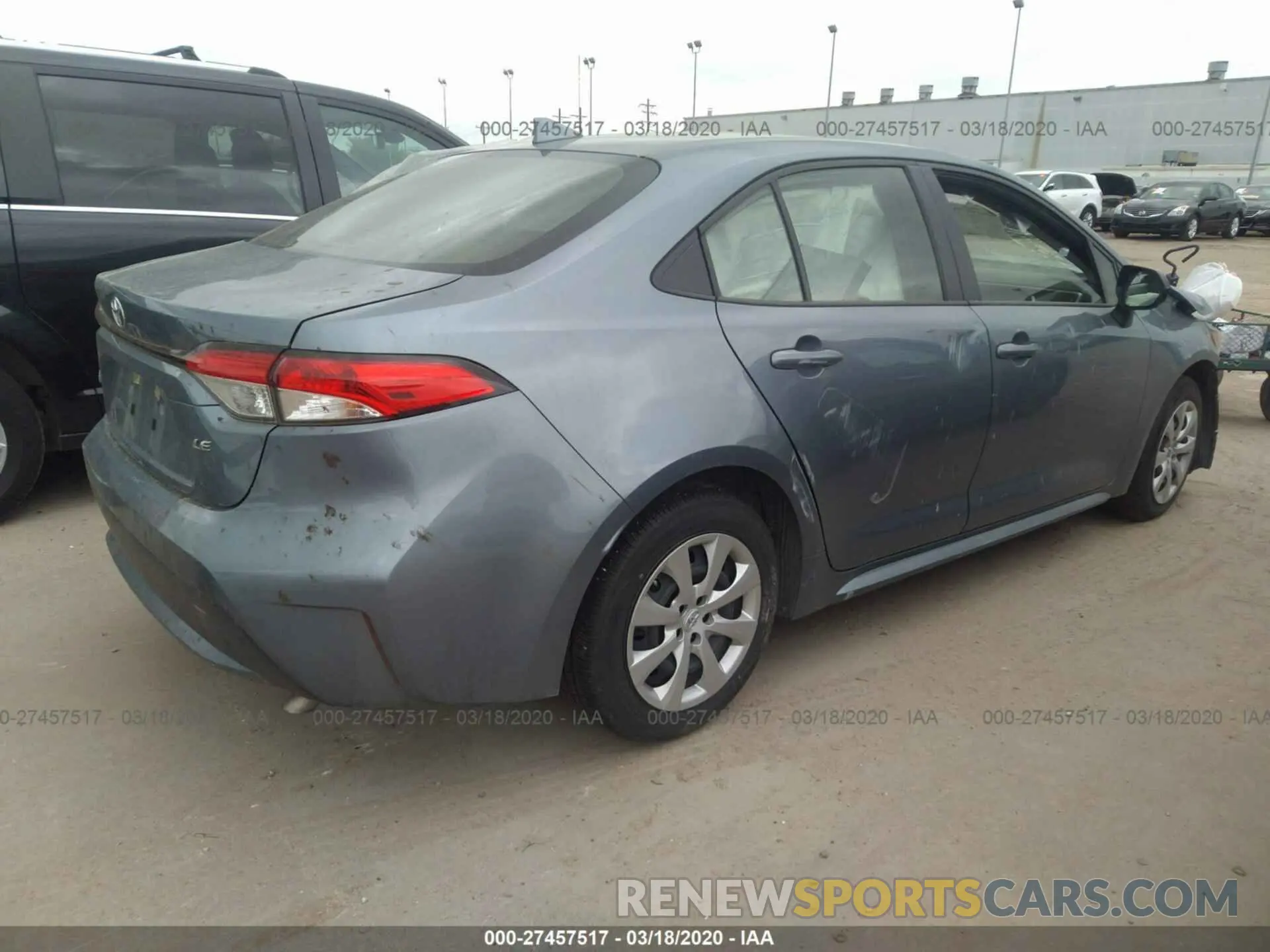 4 Photograph of a damaged car JTDEPRAEXLJ030668 TOYOTA COROLLA 2020