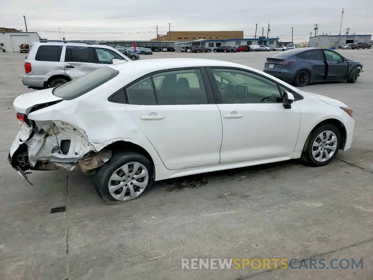 3 Photograph of a damaged car JTDEPRAEXLJ034722 TOYOTA COROLLA 2020