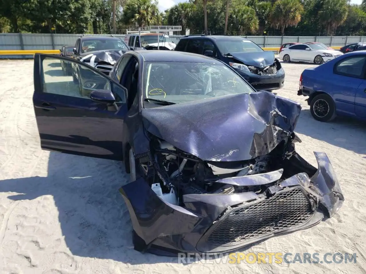 9 Photograph of a damaged car JTDEPRAEXLJ041587 TOYOTA COROLLA 2020