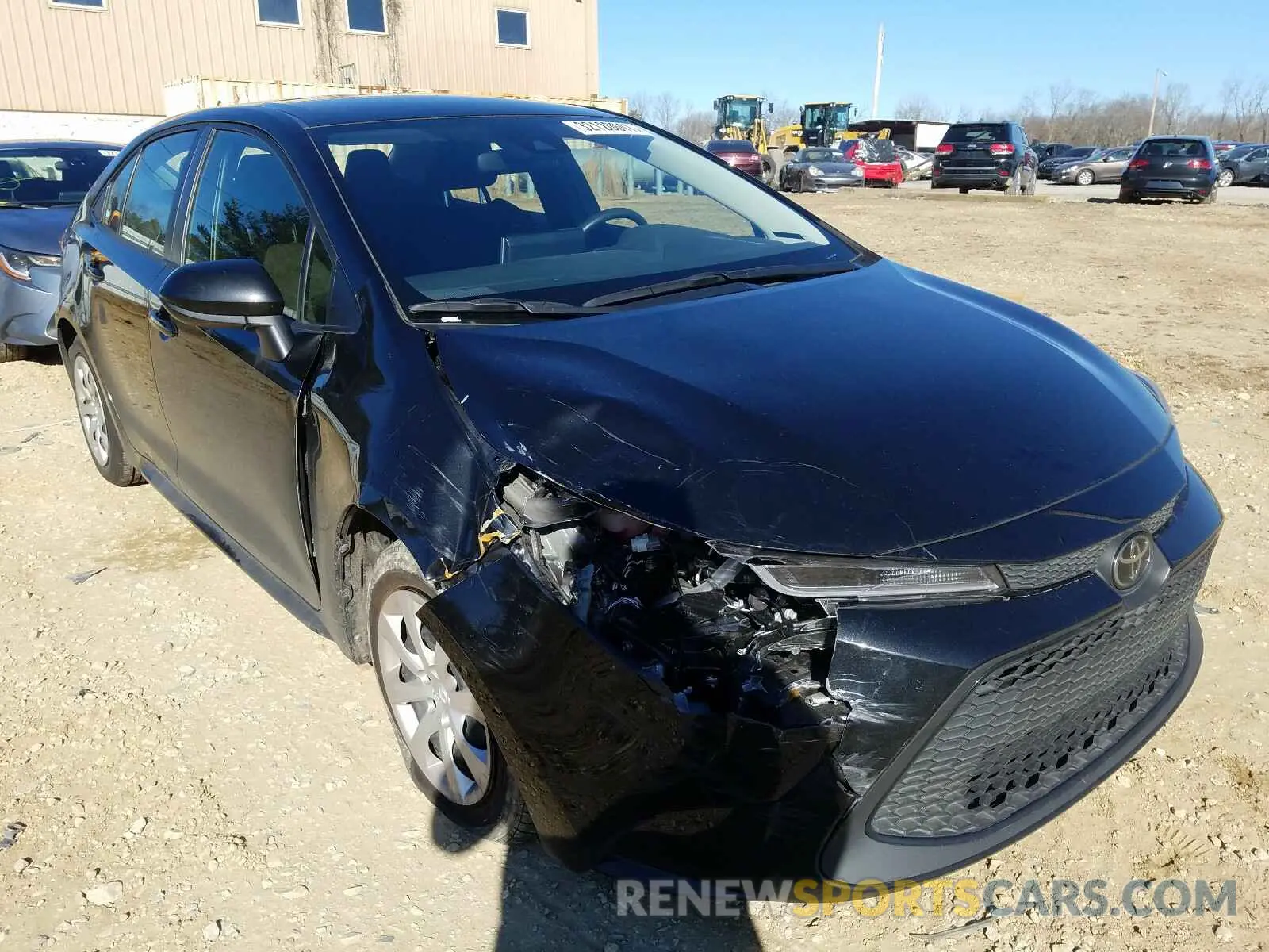 1 Photograph of a damaged car JTDEPRAEXLJ042514 TOYOTA COROLLA 2020