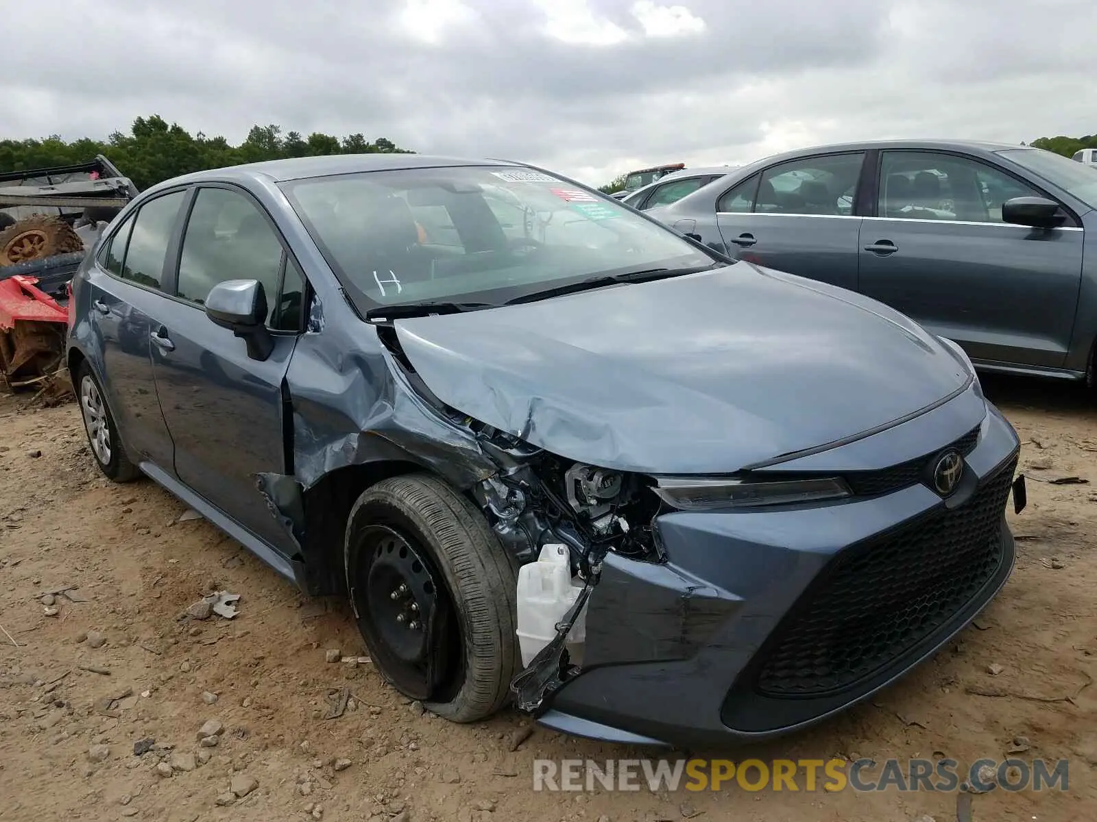 1 Photograph of a damaged car JTDEPRAEXLJ046899 TOYOTA COROLLA 2020