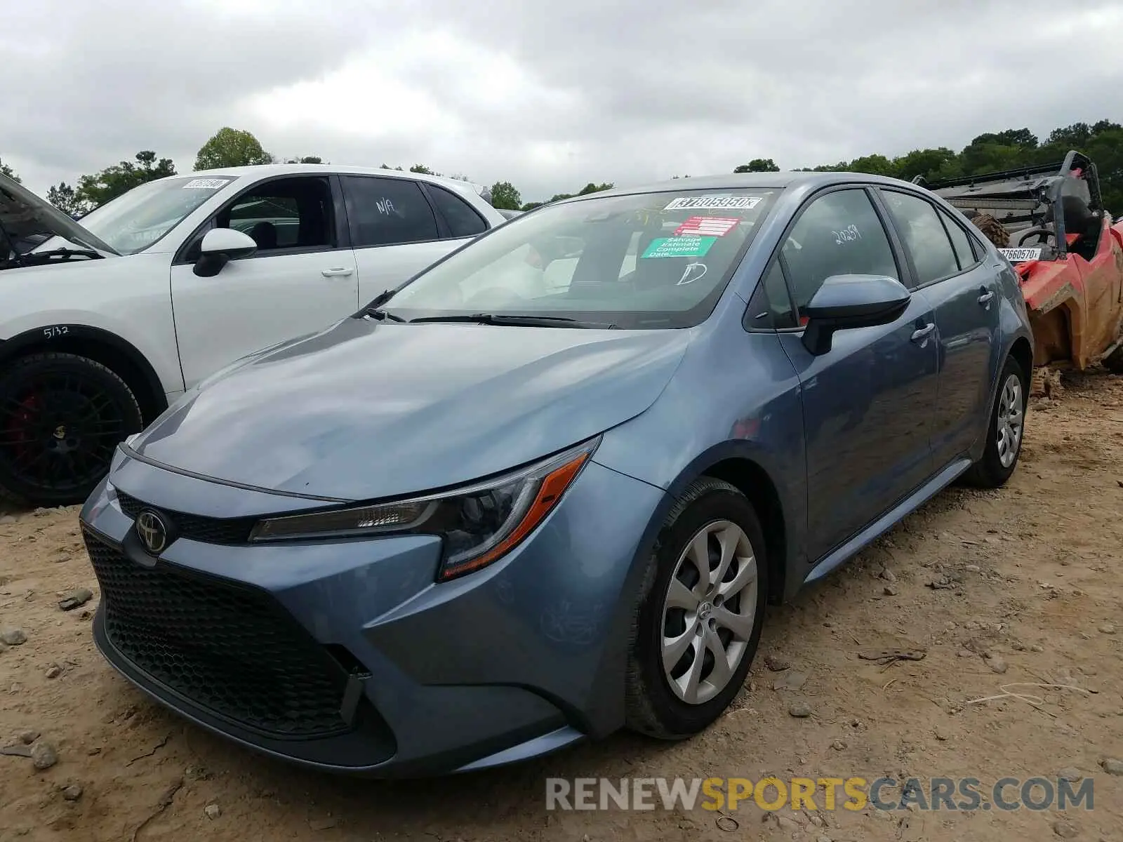 2 Photograph of a damaged car JTDEPRAEXLJ046899 TOYOTA COROLLA 2020