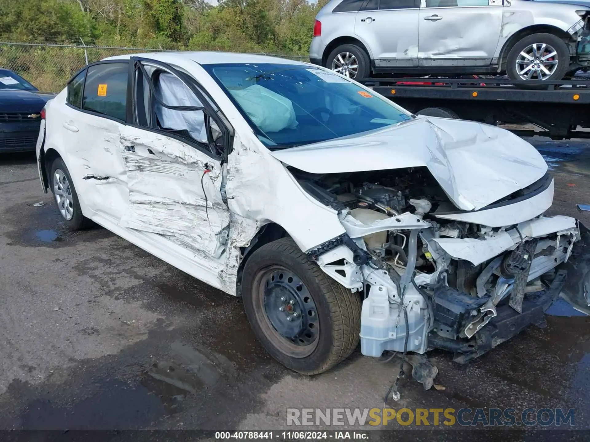 1 Photograph of a damaged car JTDEPRAEXLJ052525 TOYOTA COROLLA 2020