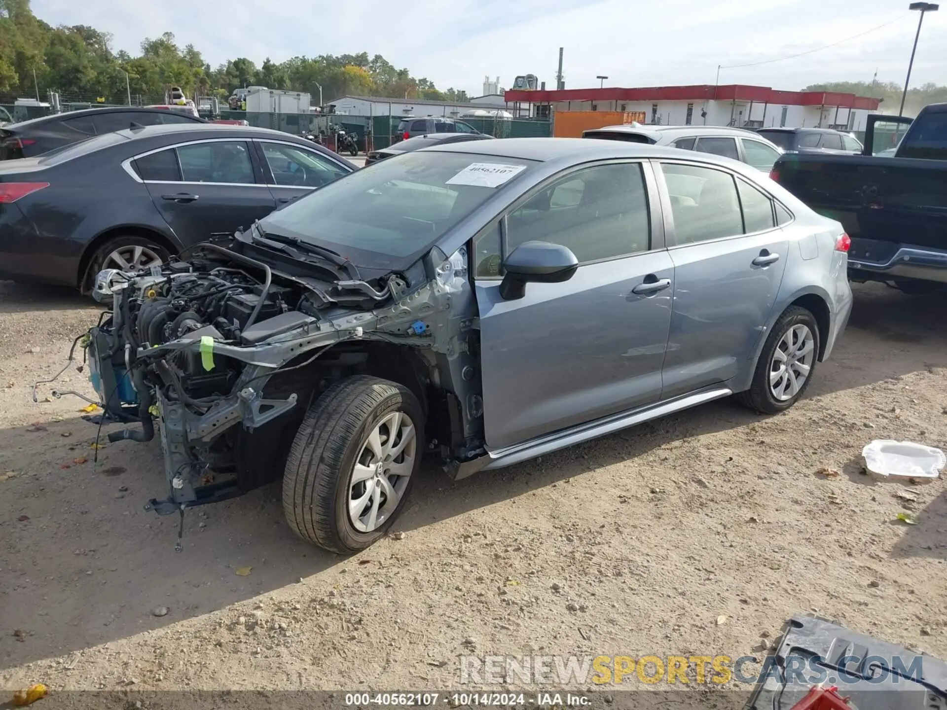2 Фотография поврежденного автомобиля JTDEPRAEXLJ058065 TOYOTA COROLLA 2020