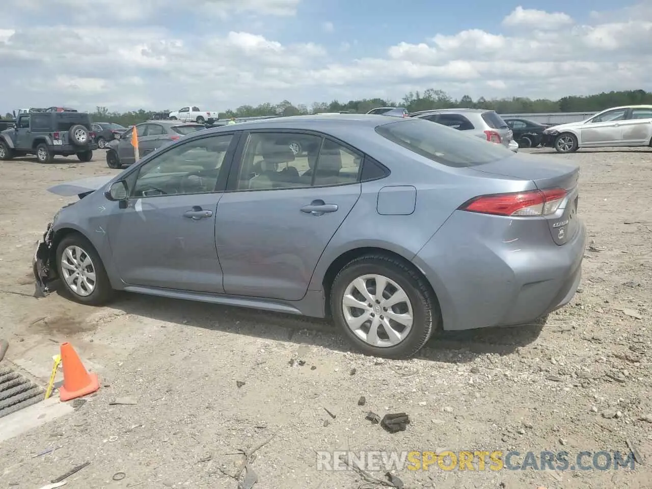 2 Фотография поврежденного автомобиля JTDEPRAEXLJ059829 TOYOTA COROLLA 2020