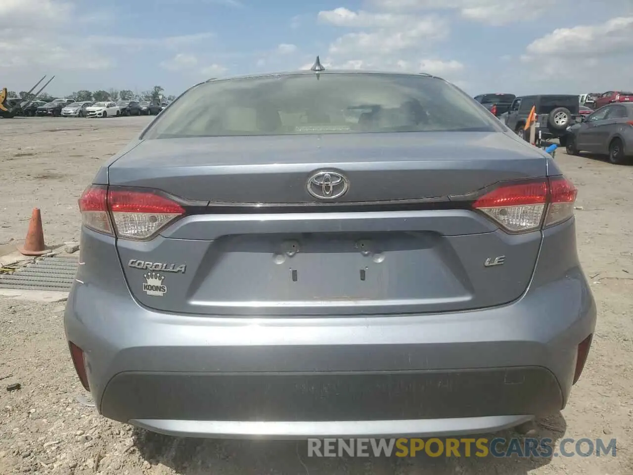 6 Фотография поврежденного автомобиля JTDEPRAEXLJ059829 TOYOTA COROLLA 2020
