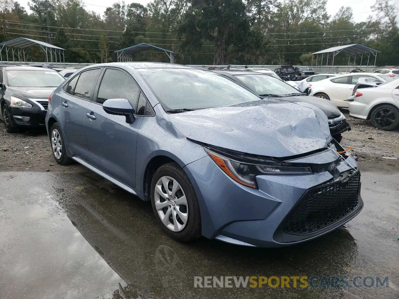 1 Photograph of a damaged car JTDEPRAEXLJ072340 TOYOTA COROLLA 2020