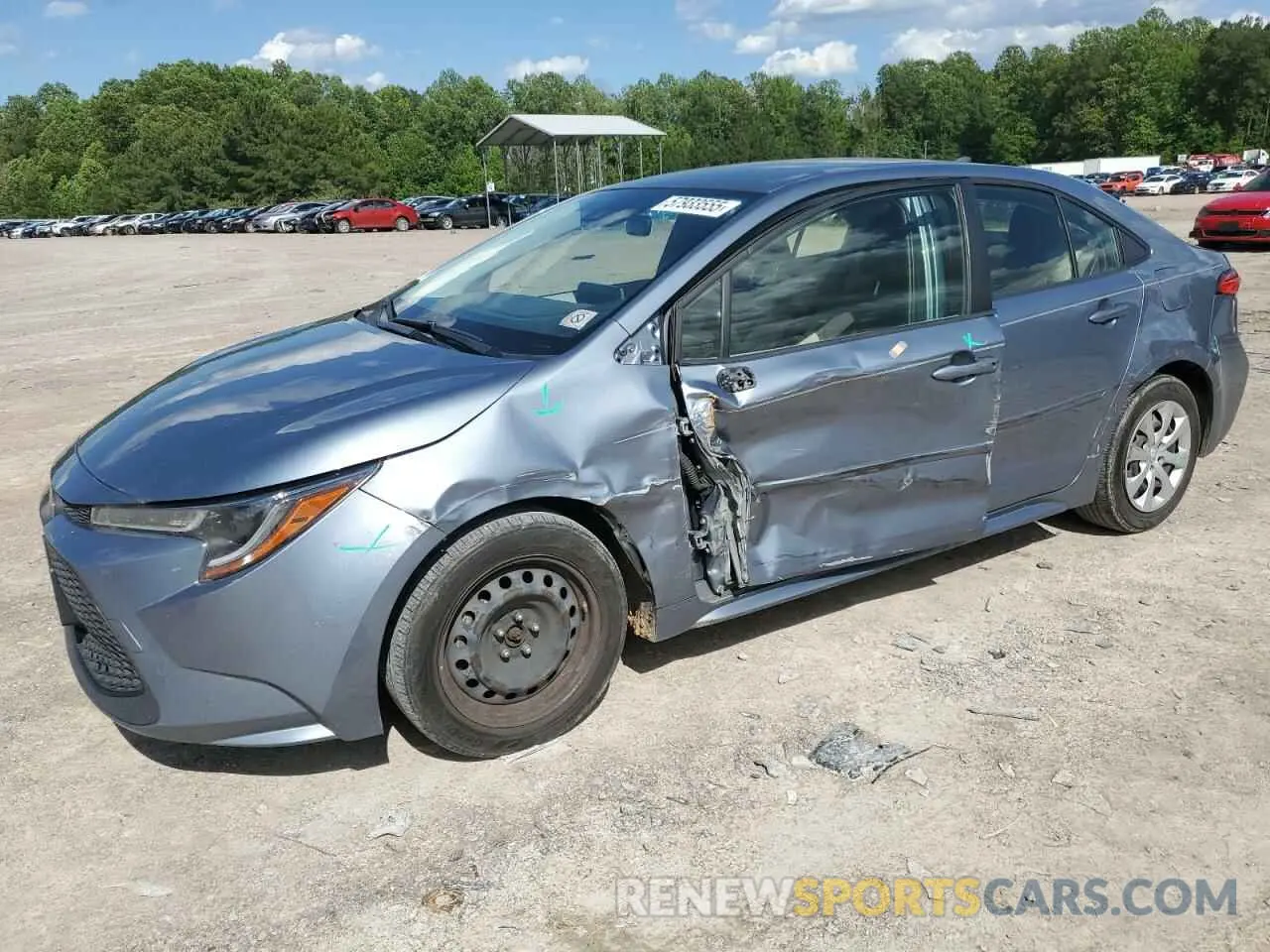 1 Фотография поврежденного автомобиля JTDEPRAEXLJ075724 TOYOTA COROLLA 2020