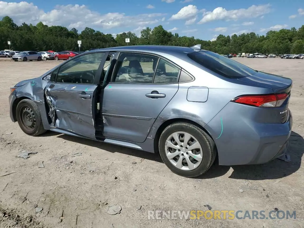 2 Фотография поврежденного автомобиля JTDEPRAEXLJ075724 TOYOTA COROLLA 2020
