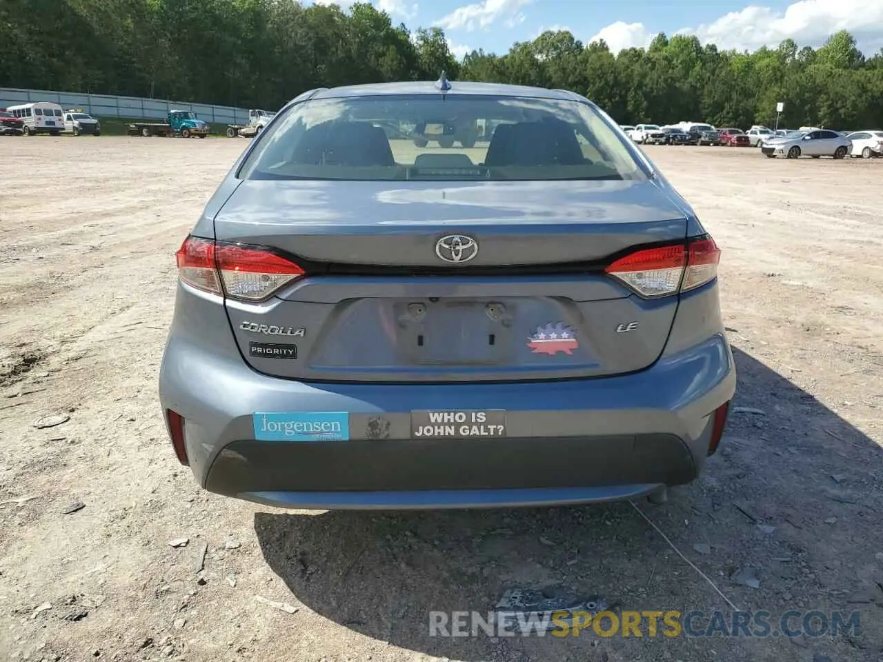 6 Фотография поврежденного автомобиля JTDEPRAEXLJ075724 TOYOTA COROLLA 2020