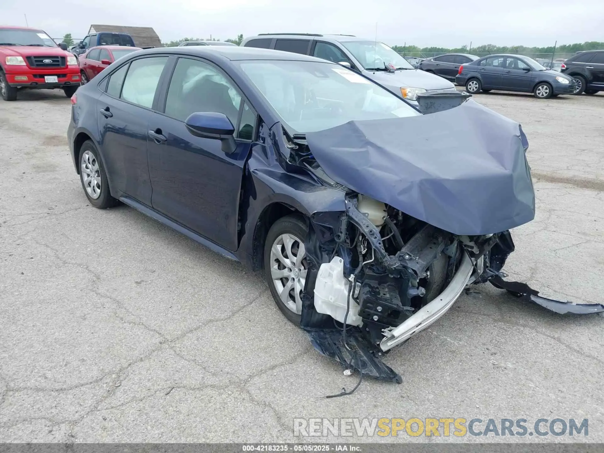 1 Фотография поврежденного автомобиля JTDEPRAEXLJ076453 TOYOTA COROLLA 2020