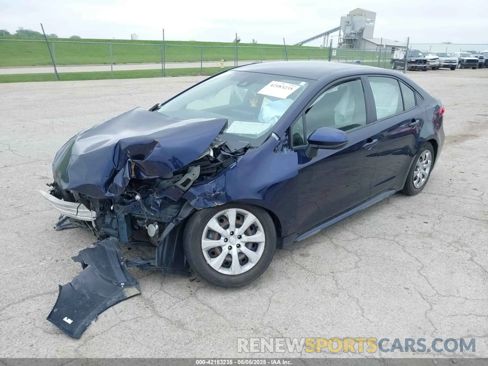 2 Фотография поврежденного автомобиля JTDEPRAEXLJ076453 TOYOTA COROLLA 2020