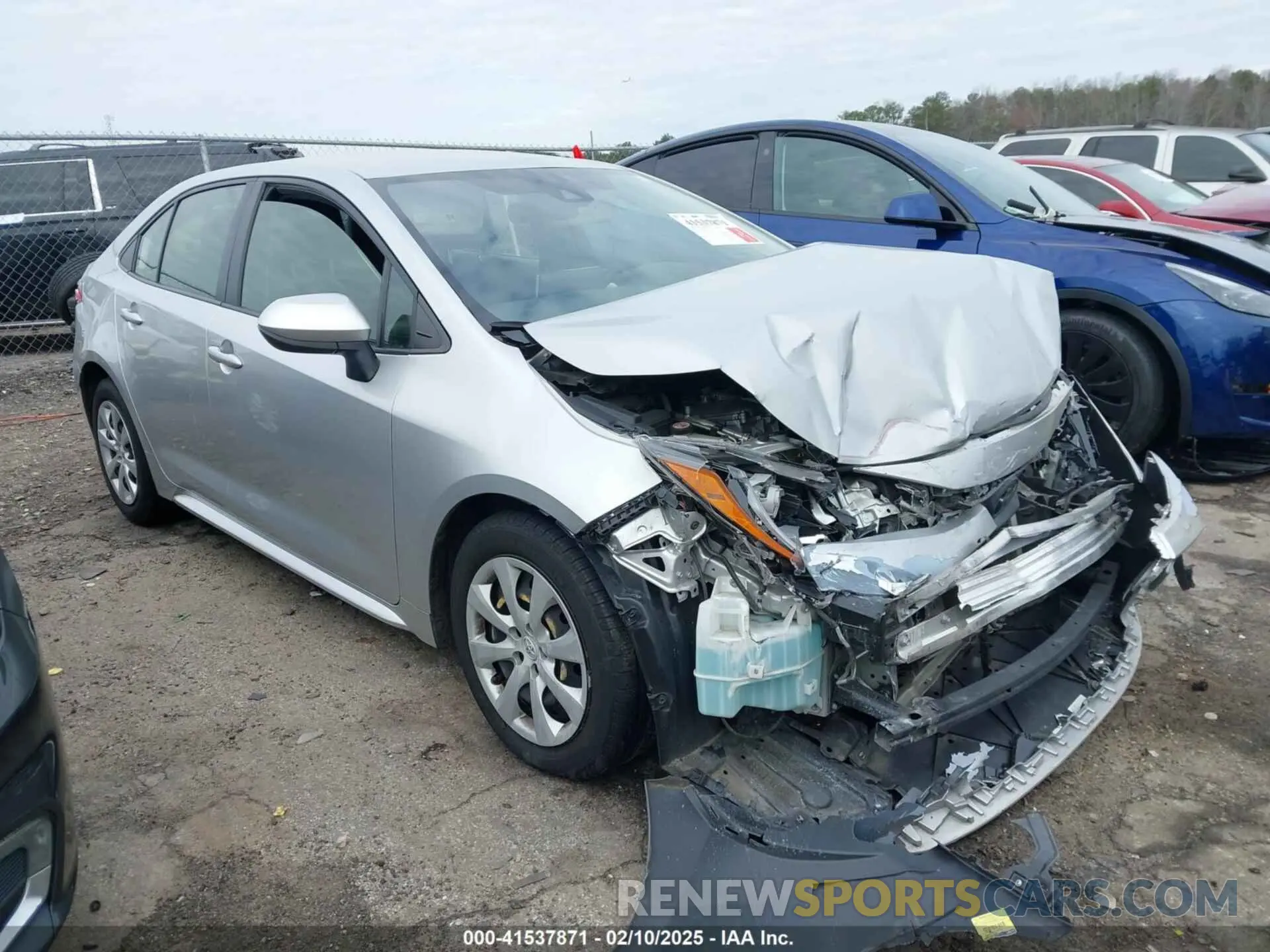 1 Фотография поврежденного автомобиля JTDEPRAEXLJ083774 TOYOTA COROLLA 2020