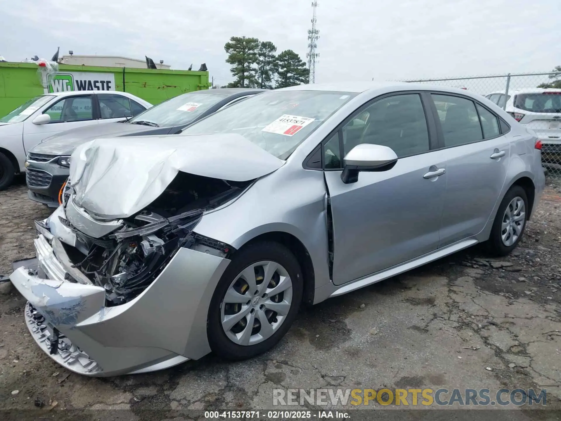 6 Фотография поврежденного автомобиля JTDEPRAEXLJ083774 TOYOTA COROLLA 2020