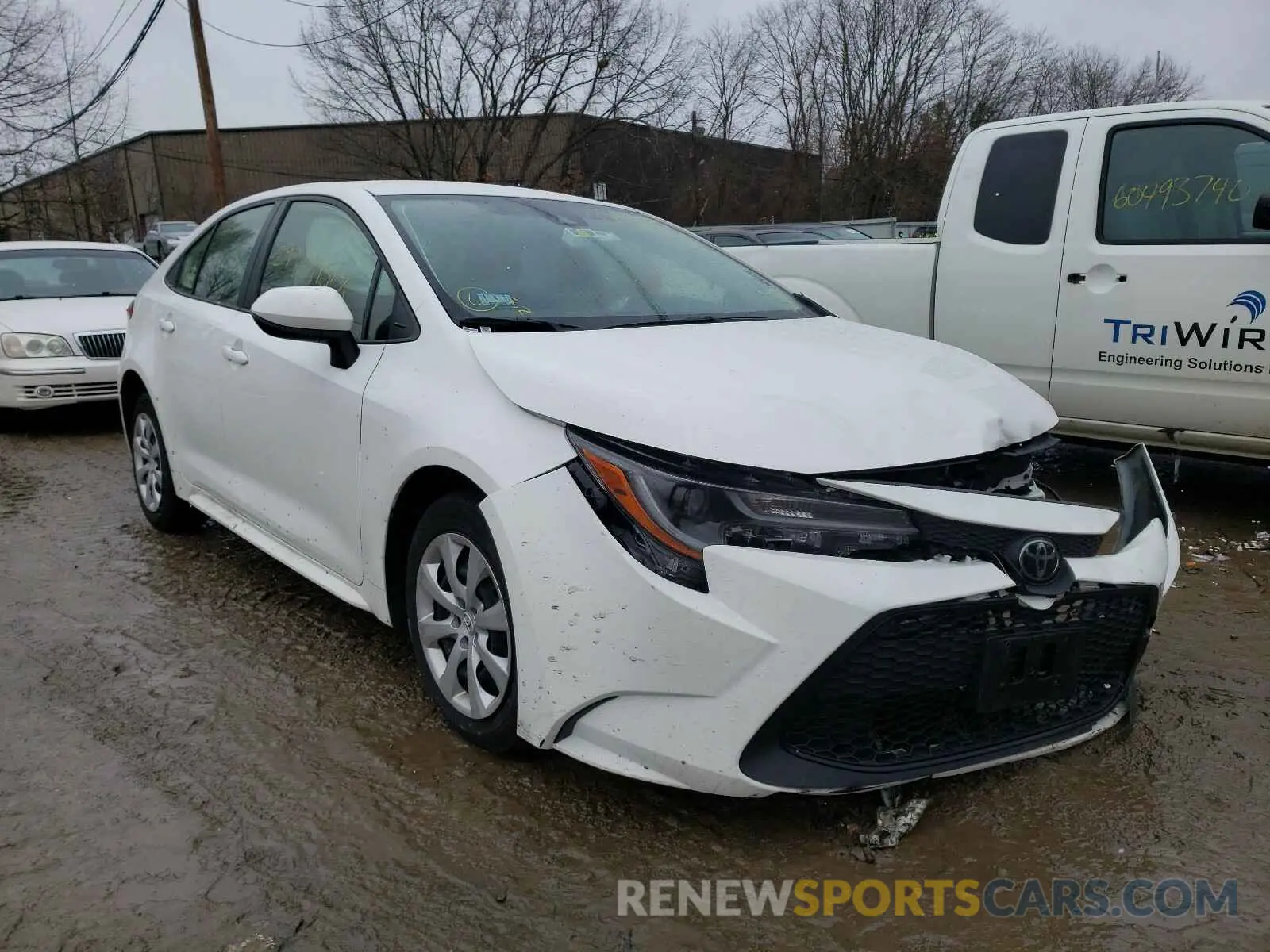 1 Photograph of a damaged car JTDEPRAEXLJ084570 TOYOTA COROLLA 2020