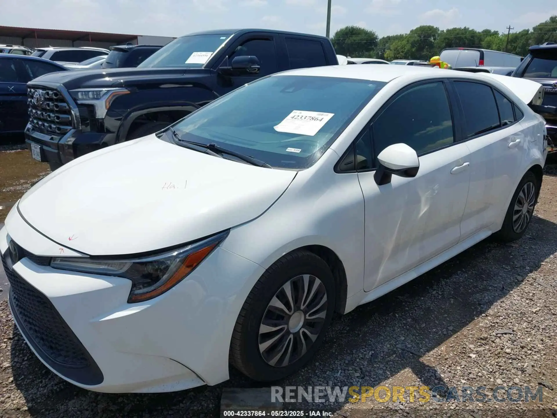 2 Фотография поврежденного автомобиля JTDEPRAEXLJ086075 TOYOTA COROLLA 2020