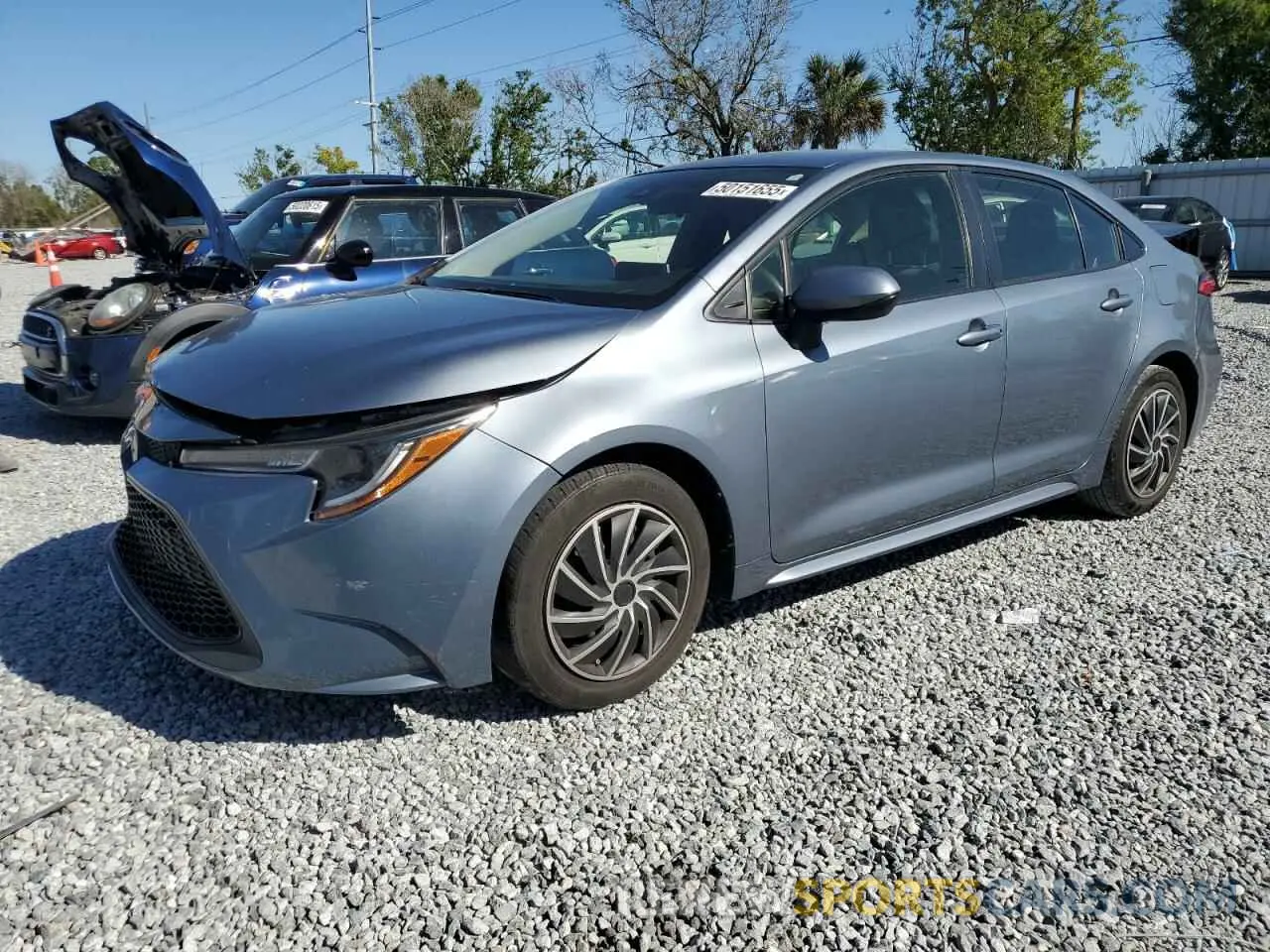 1 Photograph of a damaged car JTDEPRAEXLJ087968 TOYOTA COROLLA 2020