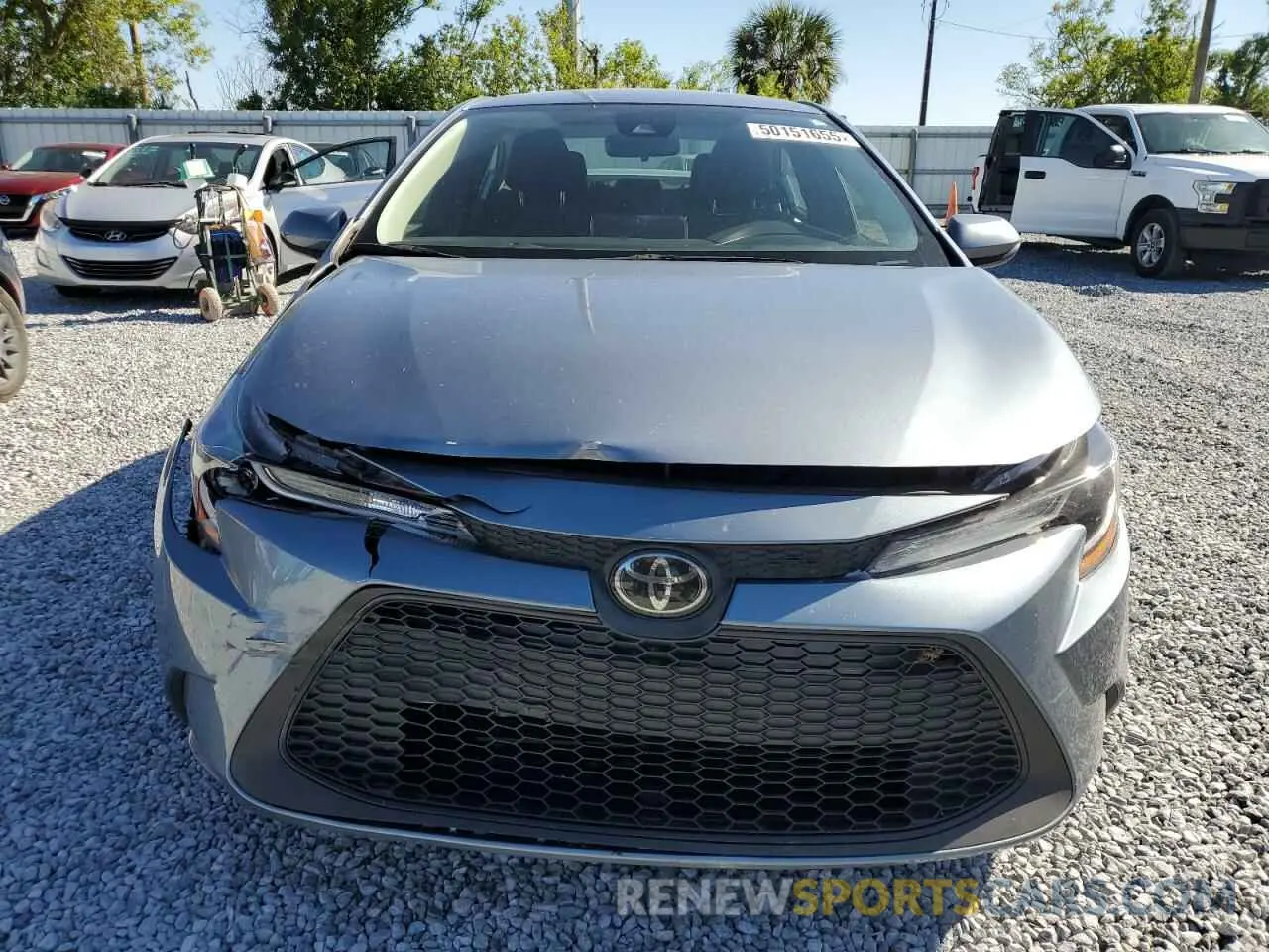 5 Photograph of a damaged car JTDEPRAEXLJ087968 TOYOTA COROLLA 2020