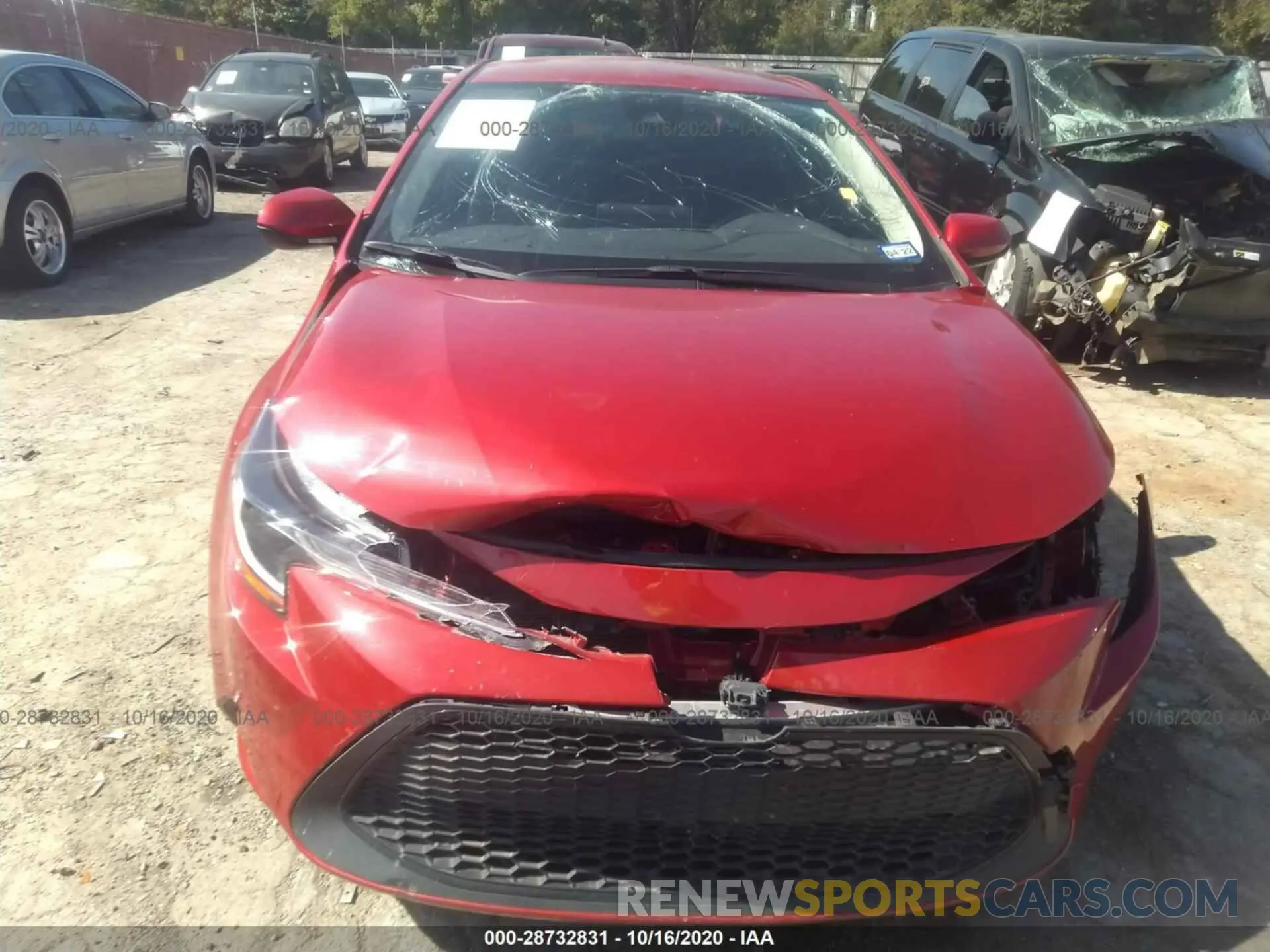 6 Photograph of a damaged car JTDEPRAEXLJ089476 TOYOTA COROLLA 2020