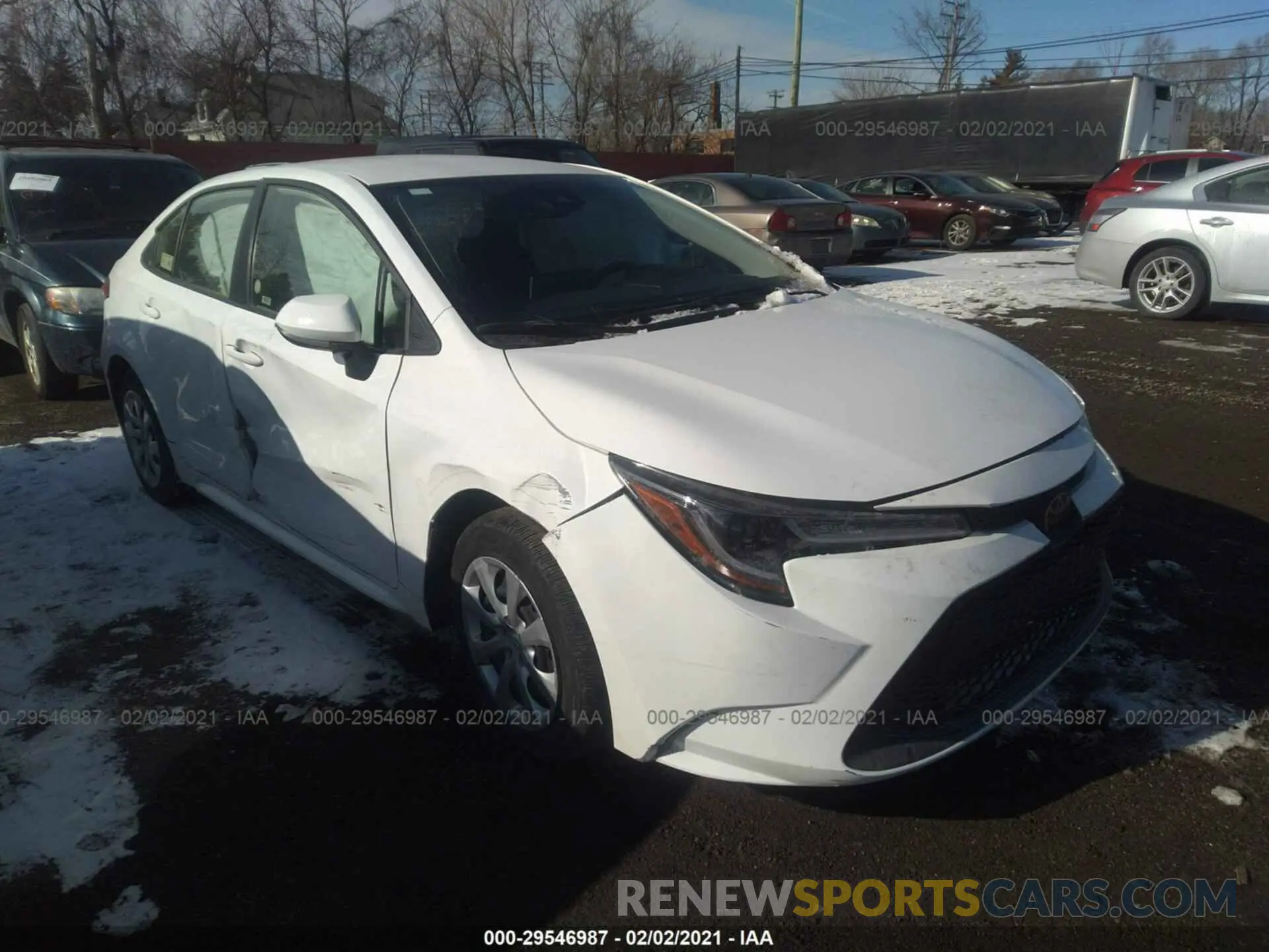 1 Photograph of a damaged car JTDEPRAEXLJ090773 TOYOTA COROLLA 2020