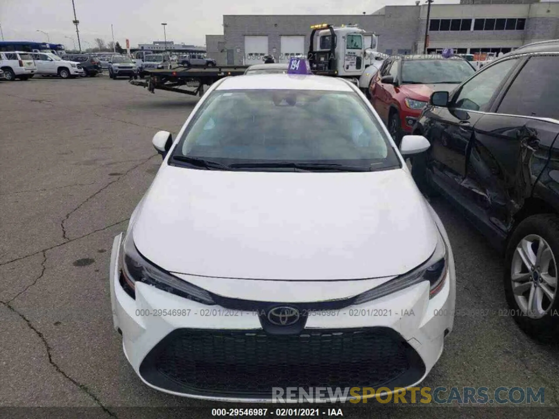 16 Photograph of a damaged car JTDEPRAEXLJ090773 TOYOTA COROLLA 2020