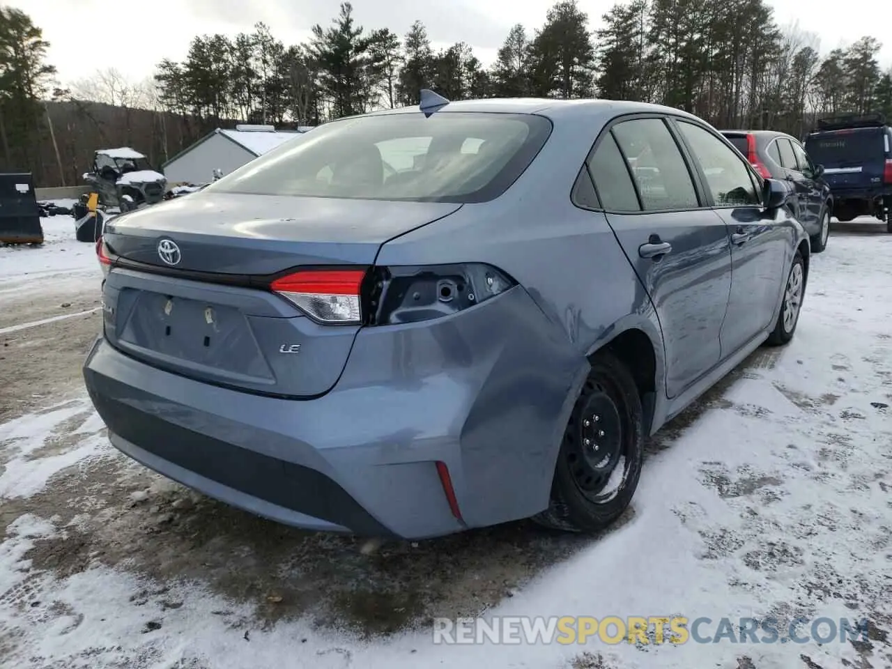 4 Фотография поврежденного автомобиля JTDEPRAEXLJ091079 TOYOTA COROLLA 2020