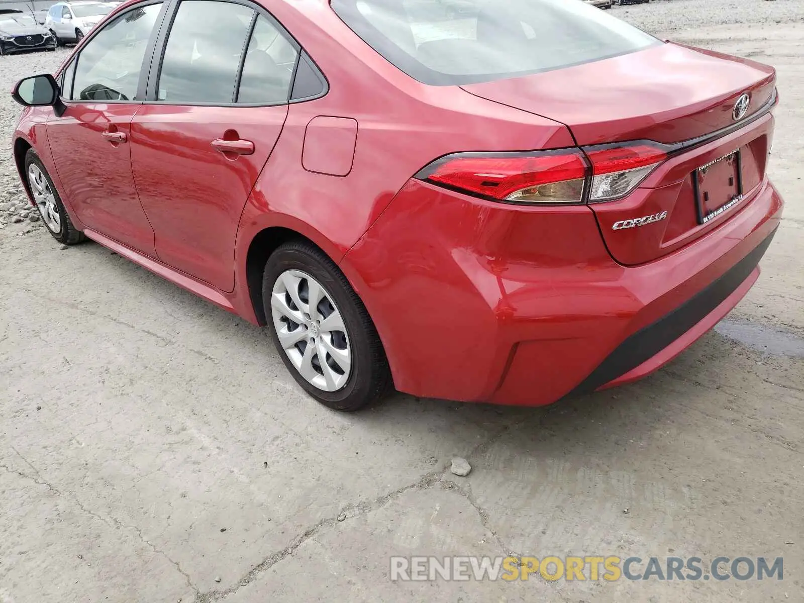 3 Фотография поврежденного автомобиля JTDEPRAEXLJ093429 TOYOTA COROLLA 2020
