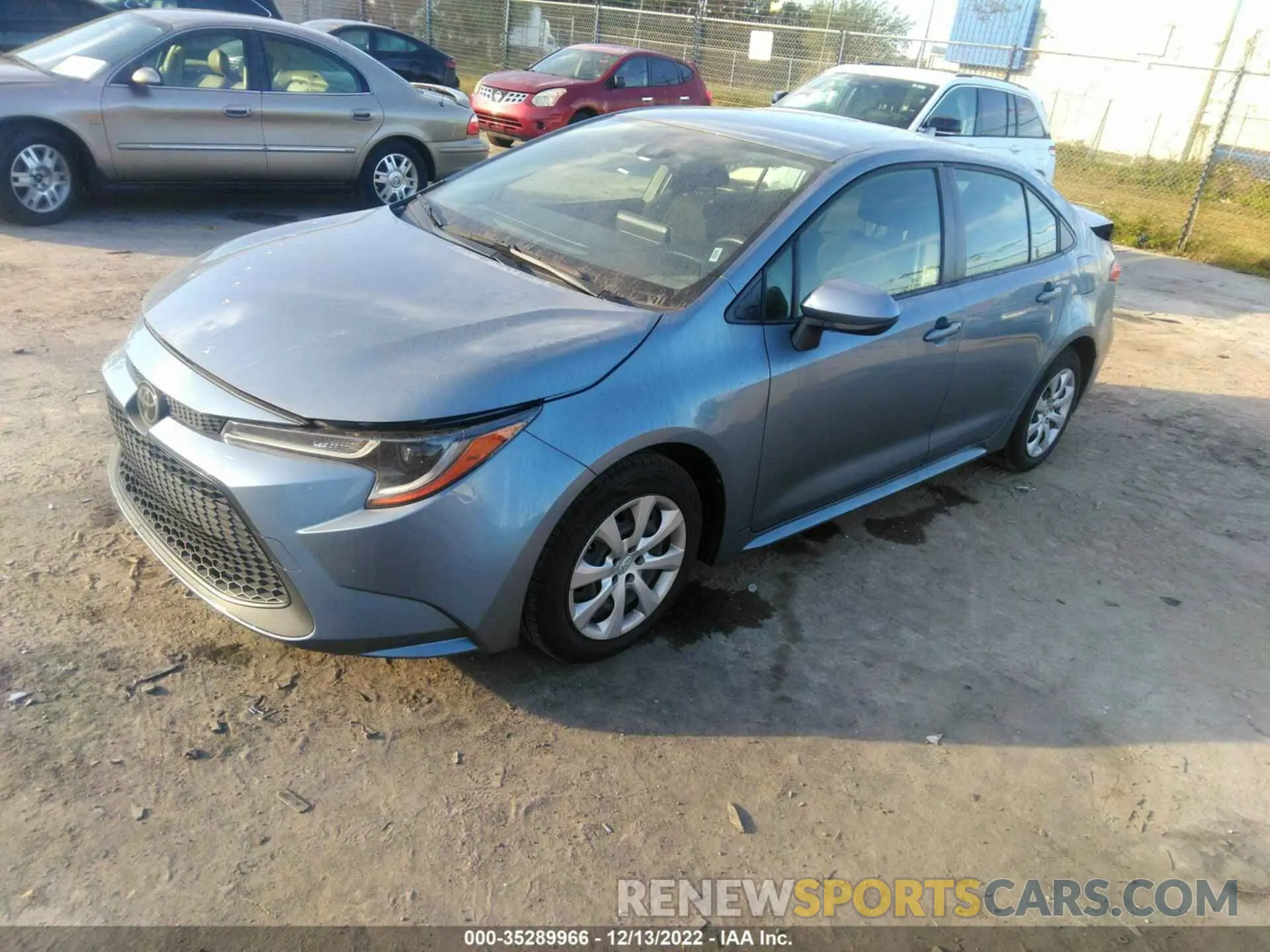 2 Photograph of a damaged car JTDEPRAEXLJ095567 TOYOTA COROLLA 2020