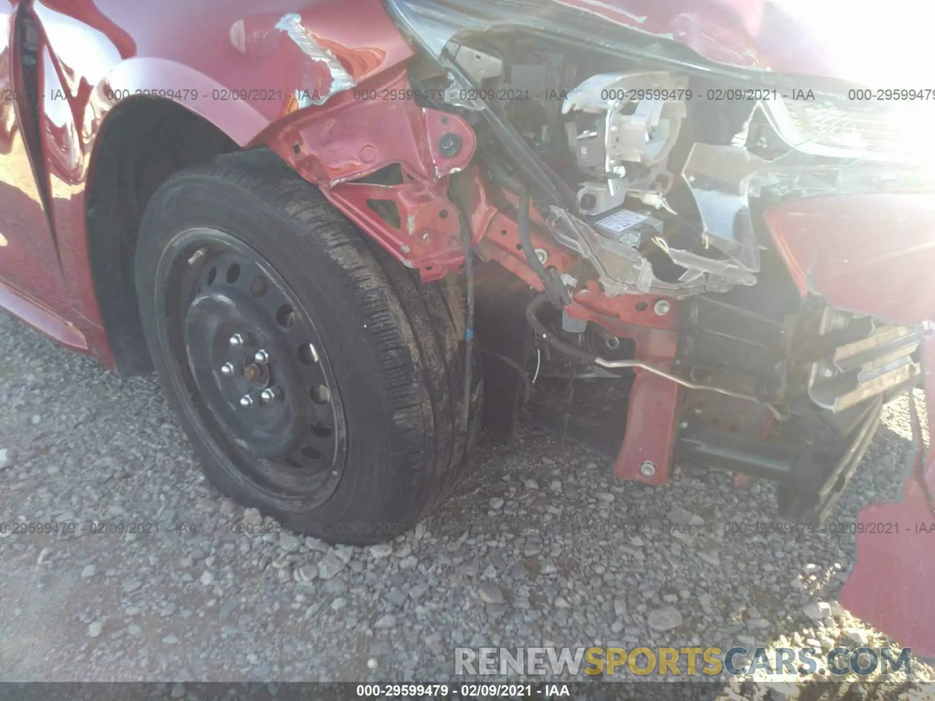 6 Photograph of a damaged car JTDEPRAEXLJ096699 TOYOTA COROLLA 2020
