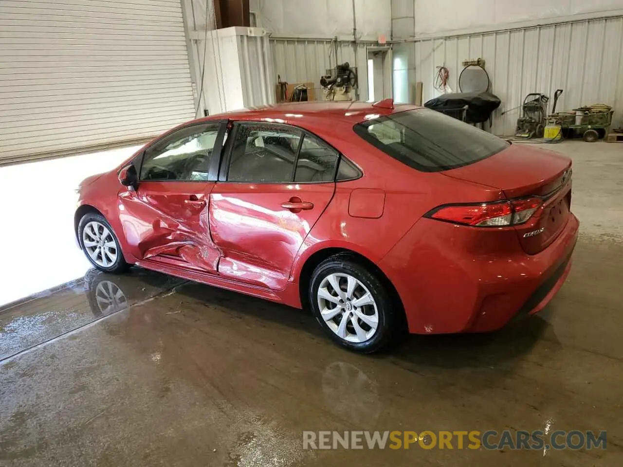 2 Photograph of a damaged car JTDEPRAEXLJ099246 TOYOTA COROLLA 2020