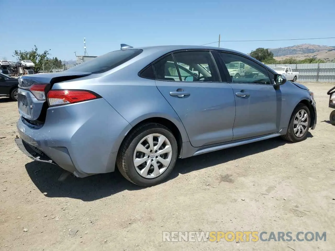 3 Photograph of a damaged car JTDEPRAEXLJ103313 TOYOTA COROLLA 2020
