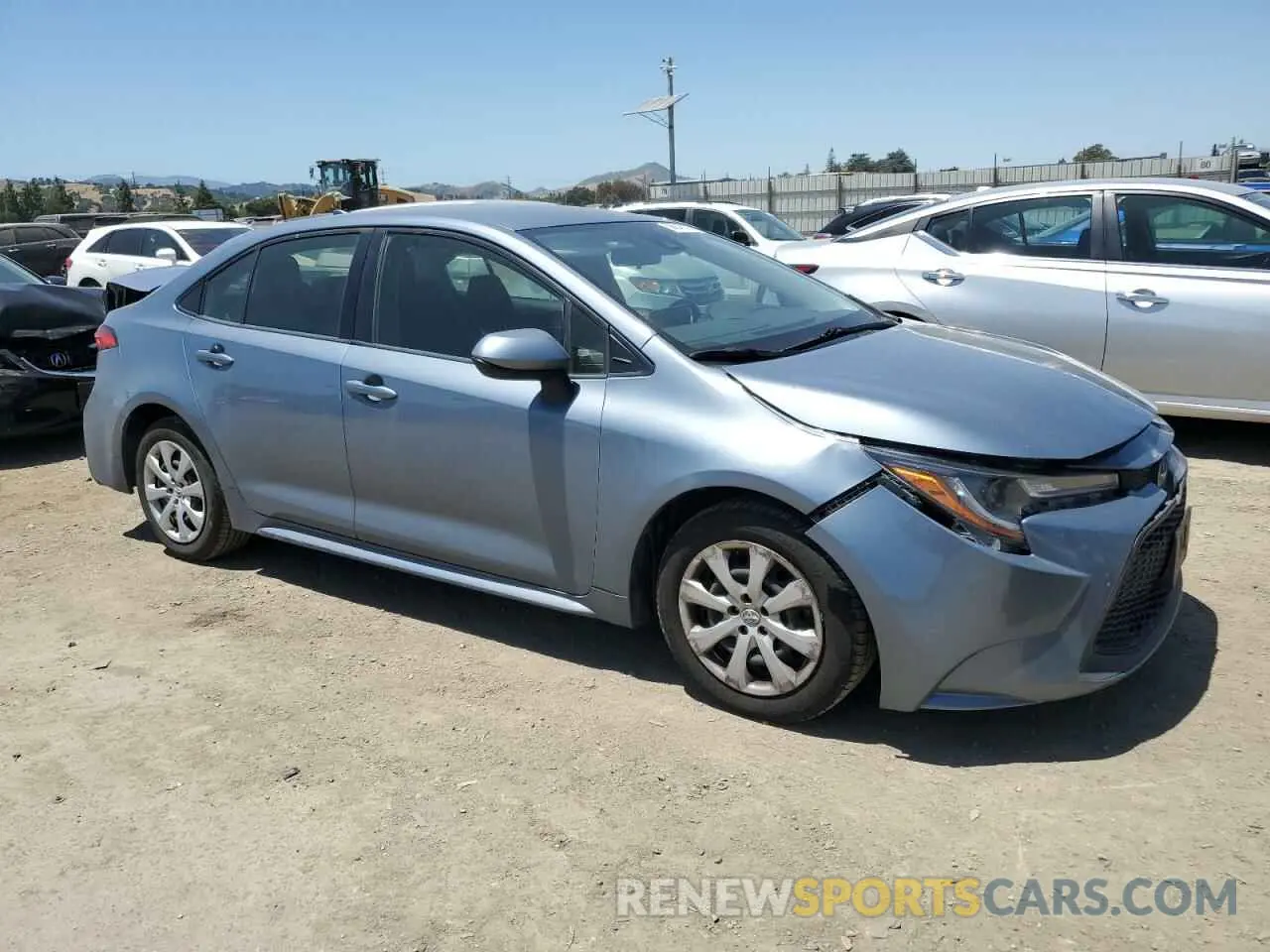 4 Photograph of a damaged car JTDEPRAEXLJ103313 TOYOTA COROLLA 2020