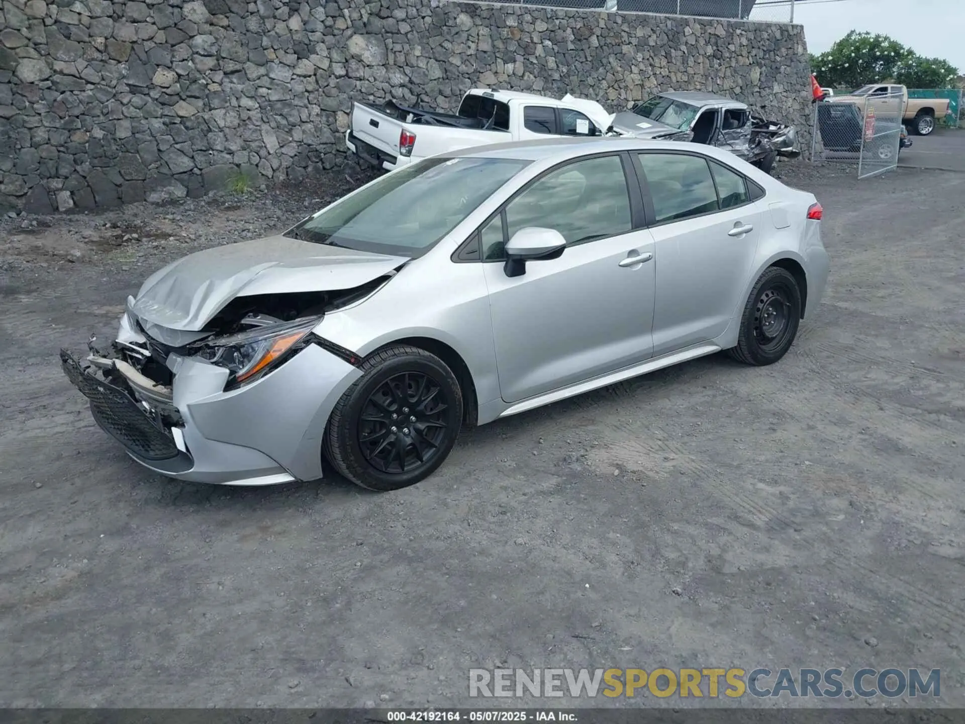 2 Photograph of a damaged car JTDEPRAEXLJ104378 TOYOTA COROLLA 2020