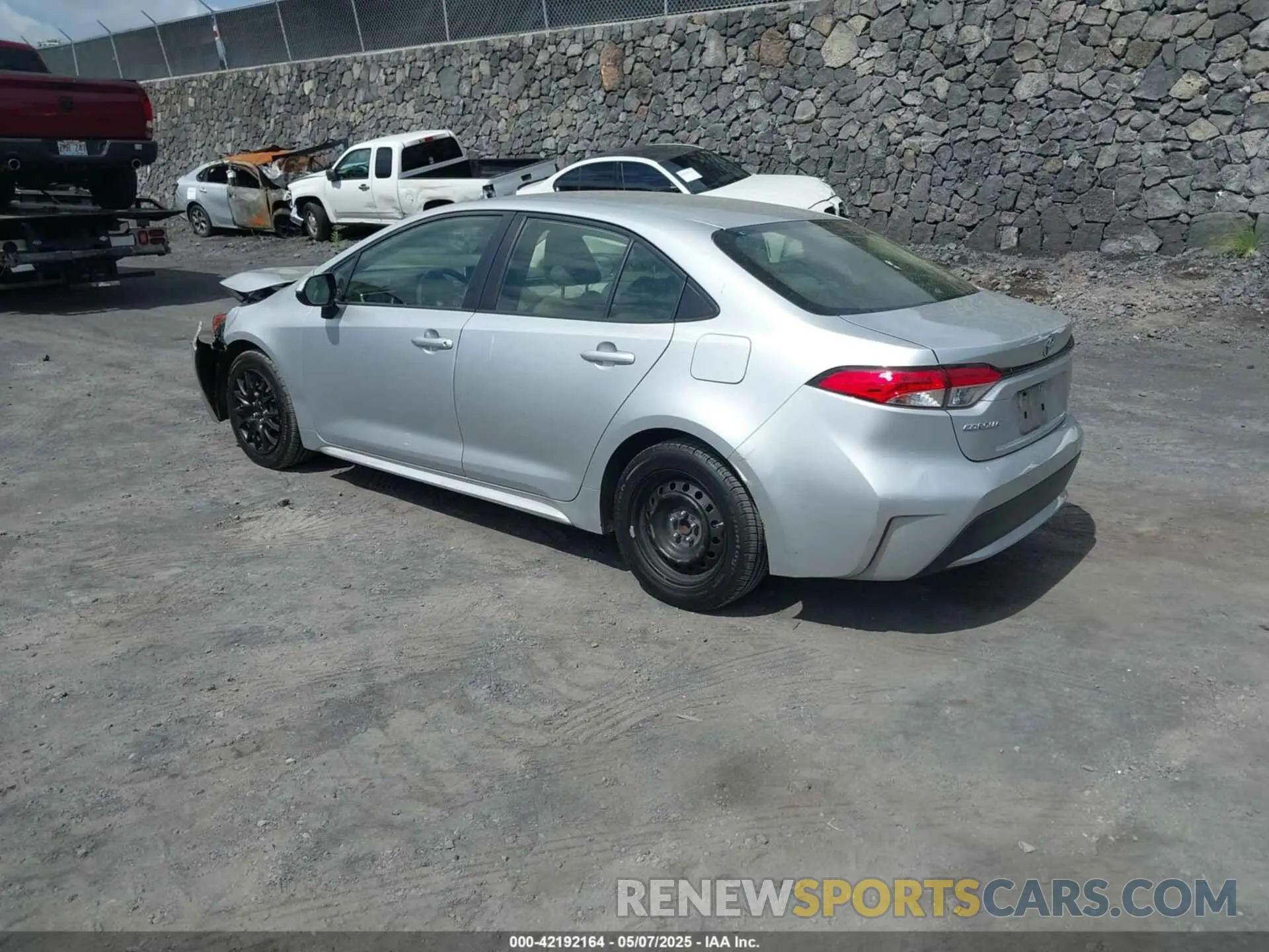 3 Photograph of a damaged car JTDEPRAEXLJ104378 TOYOTA COROLLA 2020