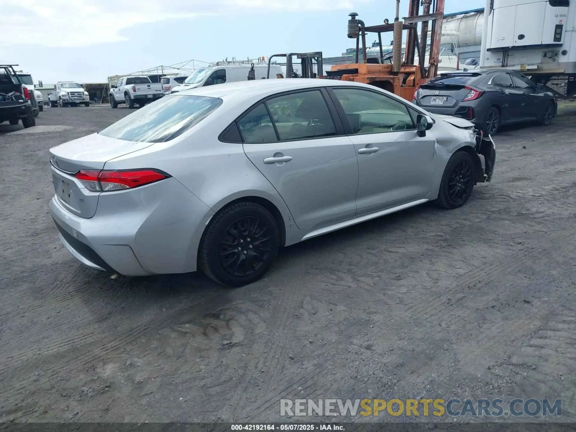 4 Photograph of a damaged car JTDEPRAEXLJ104378 TOYOTA COROLLA 2020