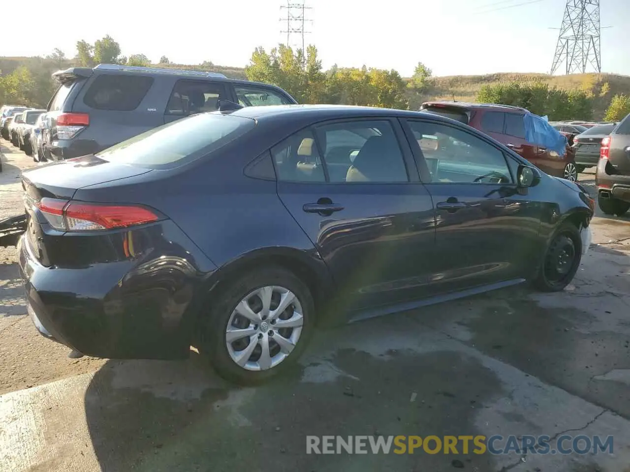 3 Photograph of a damaged car JTDEPRAEXLJ114523 TOYOTA COROLLA 2020