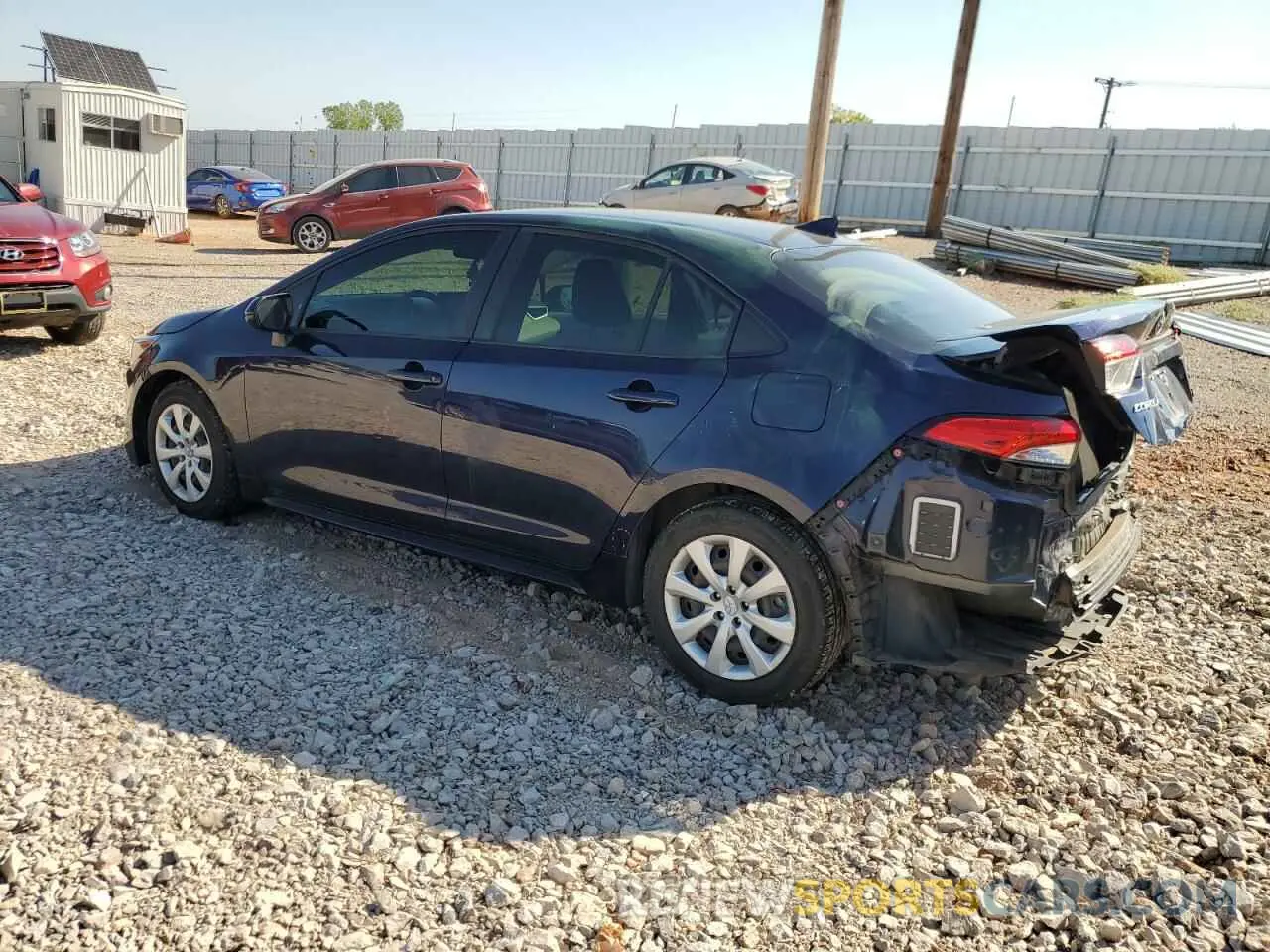 2 Фотография поврежденного автомобиля JTDEPRAEXLJ116532 TOYOTA COROLLA 2020