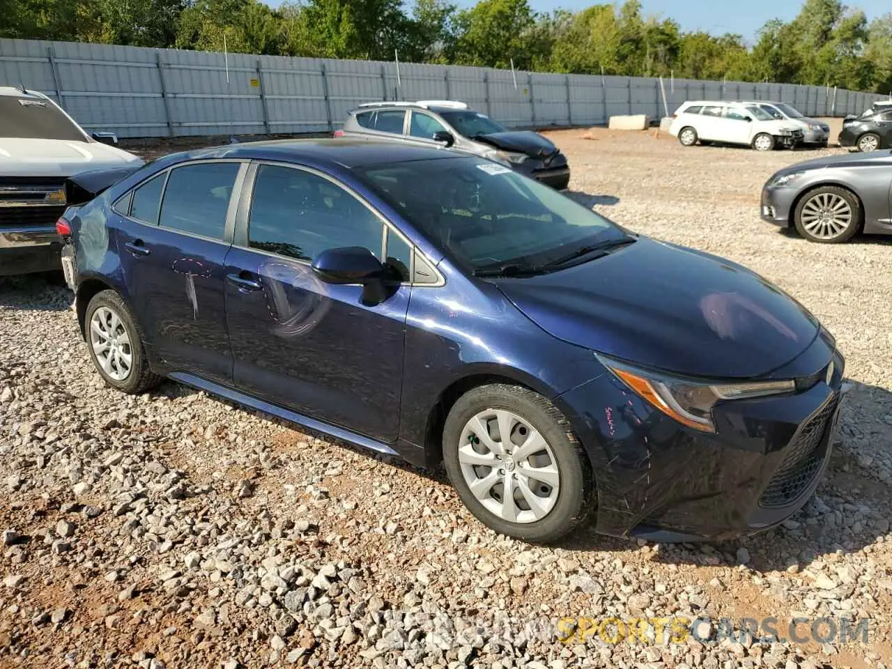 4 Фотография поврежденного автомобиля JTDEPRAEXLJ116532 TOYOTA COROLLA 2020