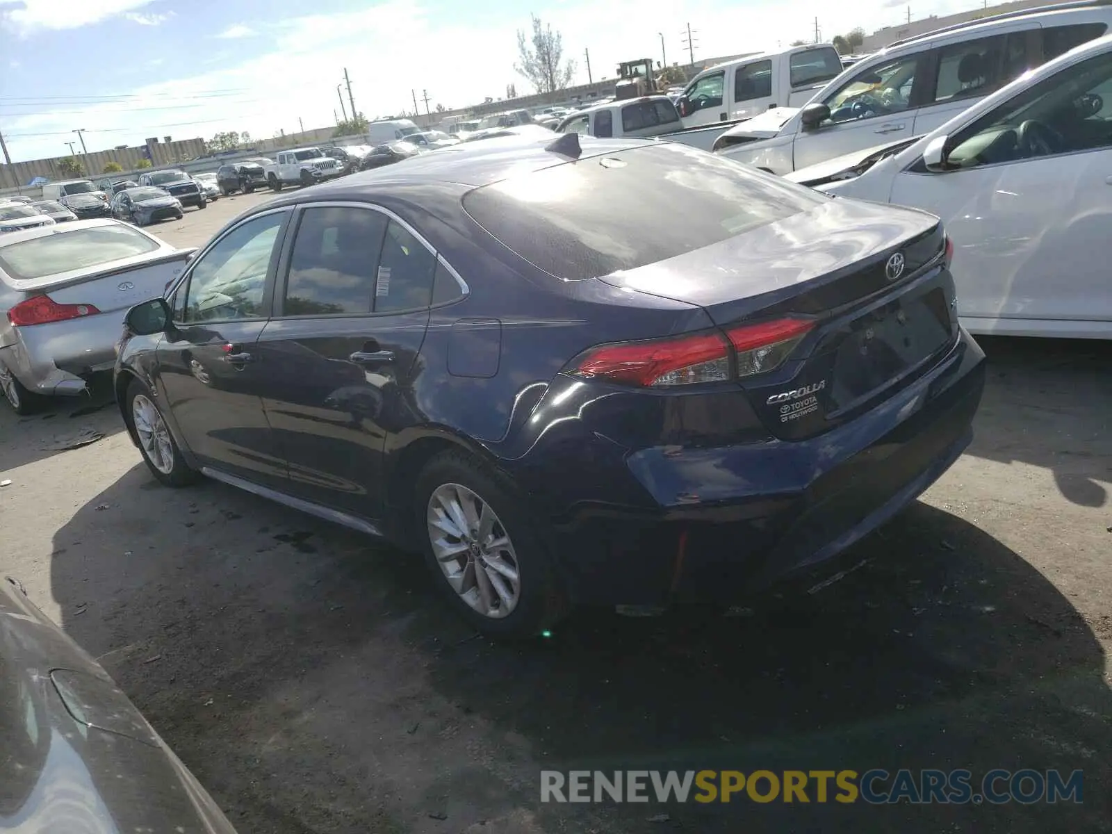 3 Photograph of a damaged car JTDFPRAE3LJ004501 TOYOTA COROLLA 2020