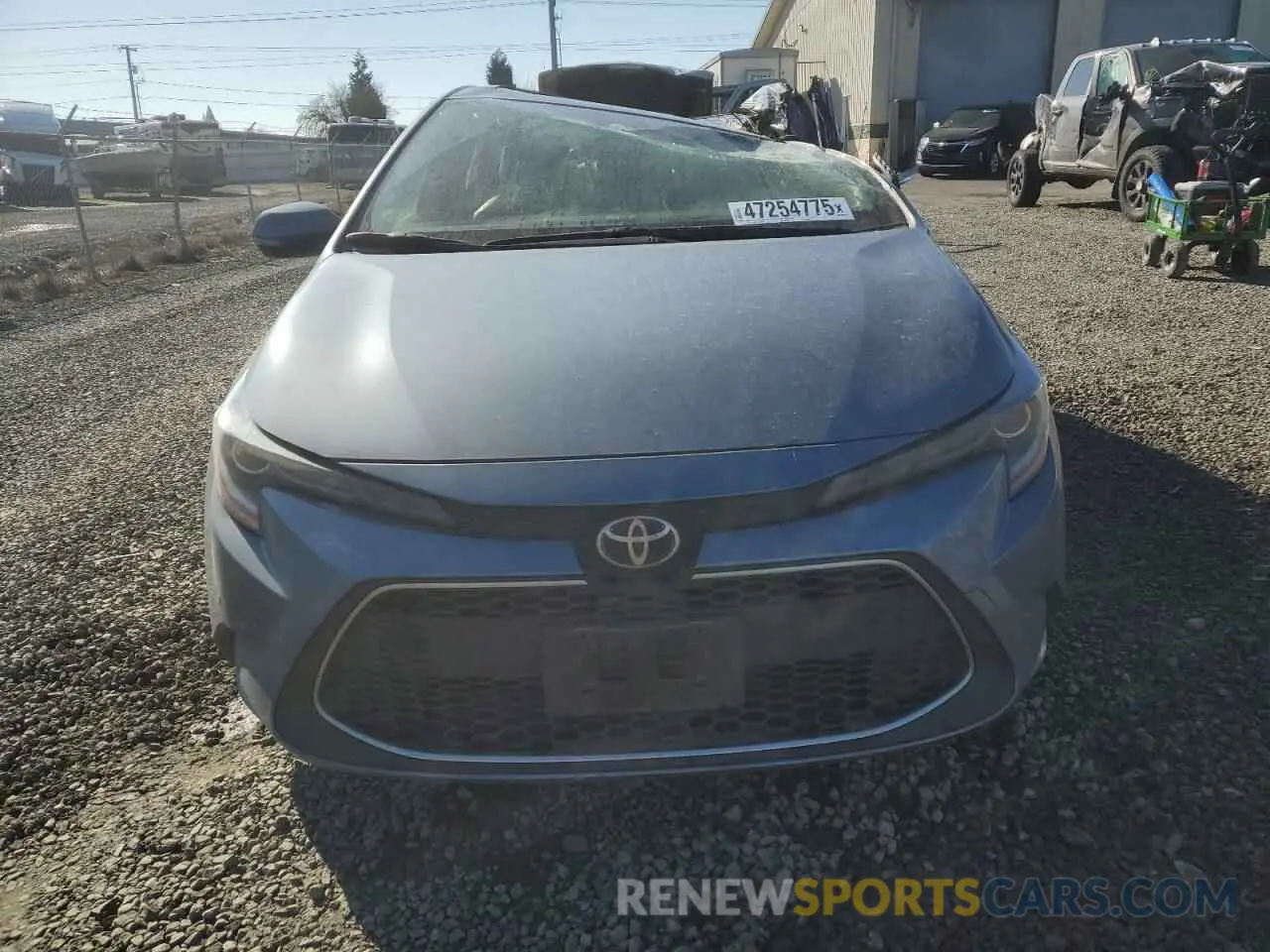5 Photograph of a damaged car JTDFPRAE3LJ074404 TOYOTA COROLLA 2020