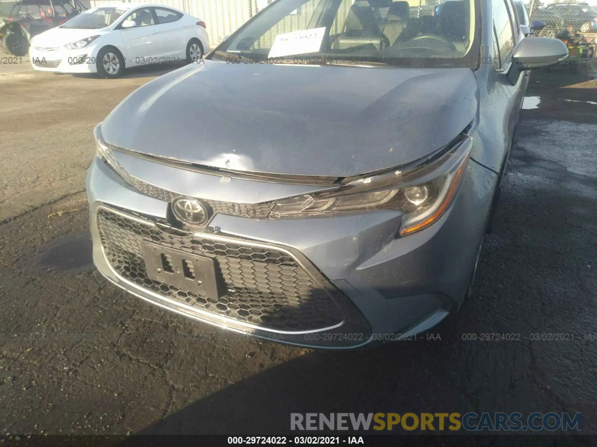 6 Photograph of a damaged car JTDFPRAE4LJ031657 TOYOTA COROLLA 2020