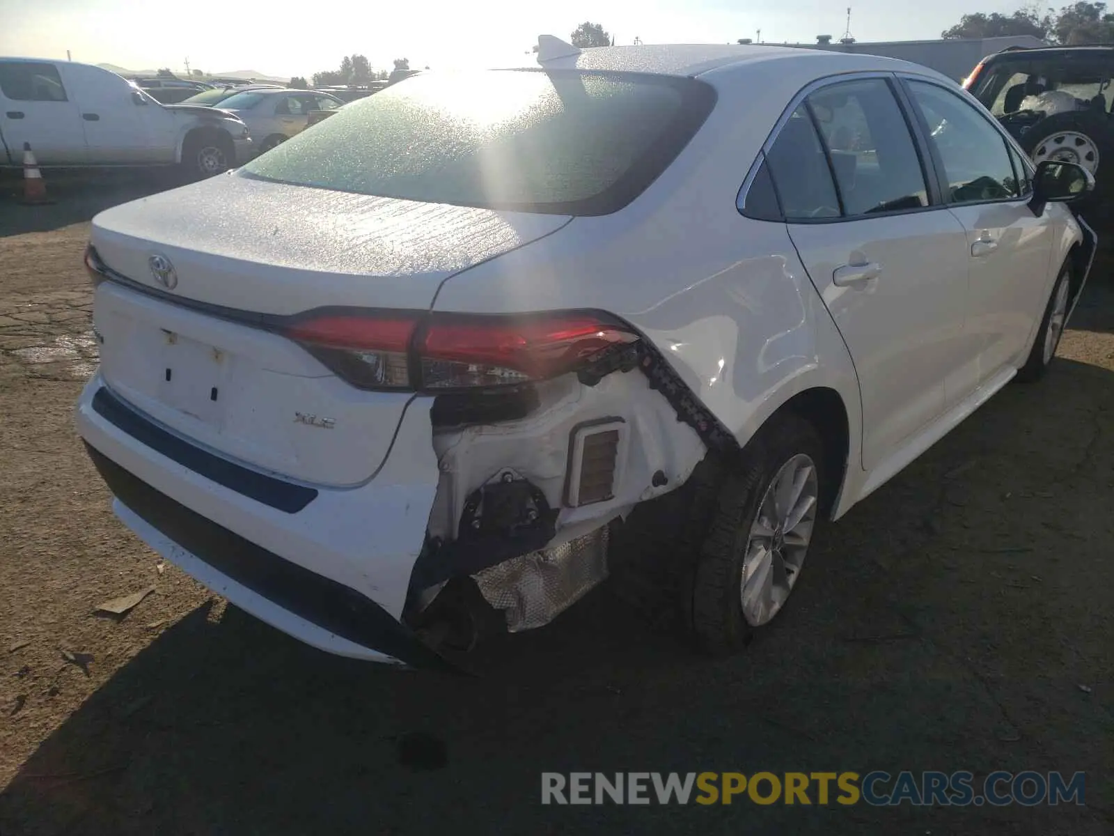 4 Photograph of a damaged car JTDFPRAEXLJ056000 TOYOTA COROLLA 2020