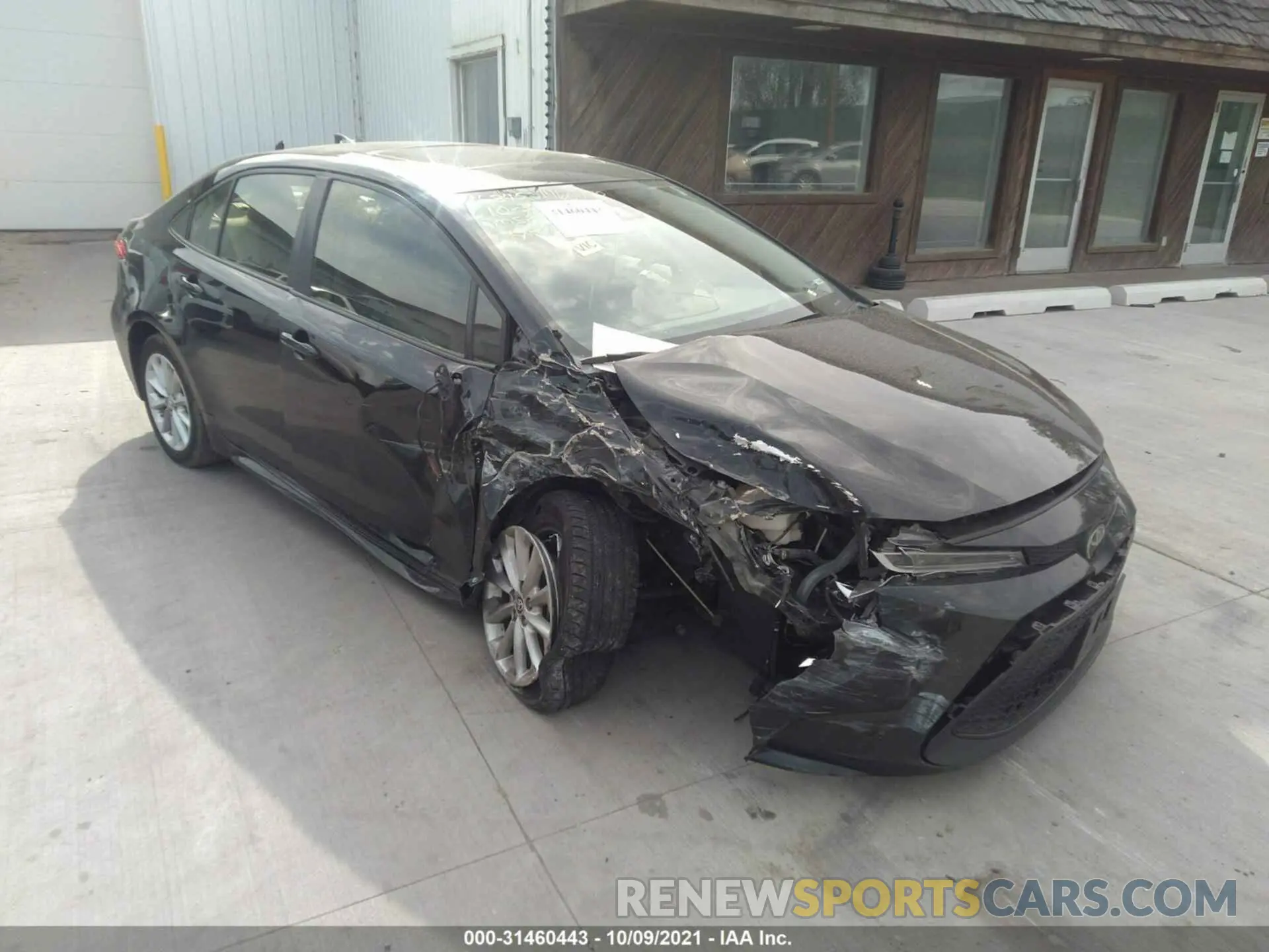 1 Photograph of a damaged car JTDHPRAE0LJ042261 TOYOTA COROLLA 2020