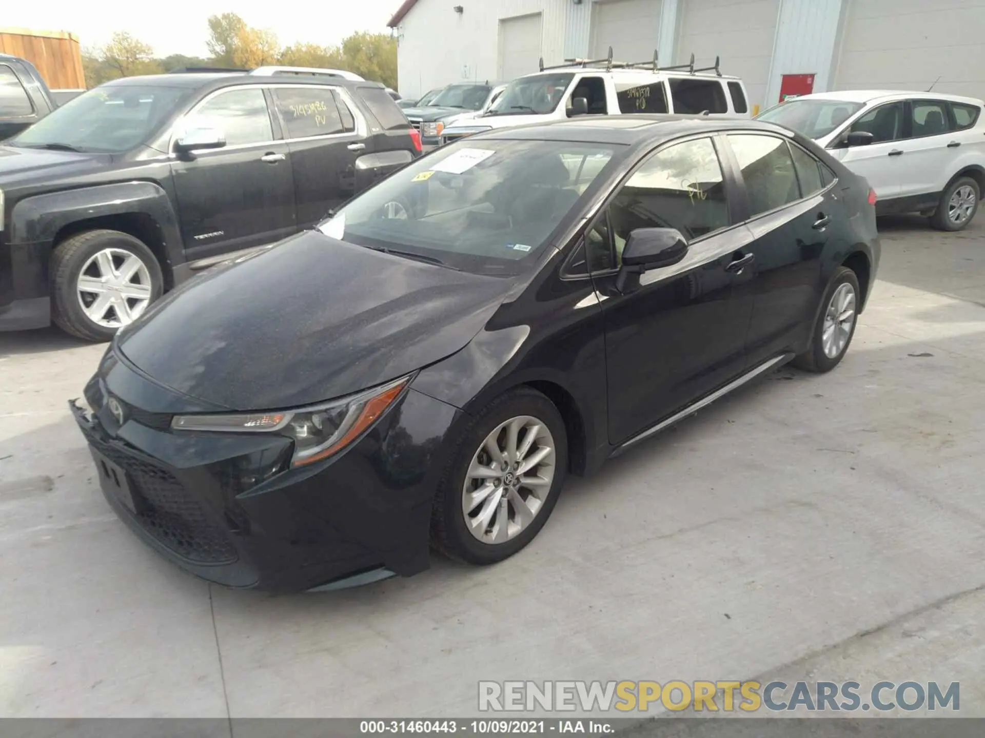 2 Photograph of a damaged car JTDHPRAE0LJ042261 TOYOTA COROLLA 2020