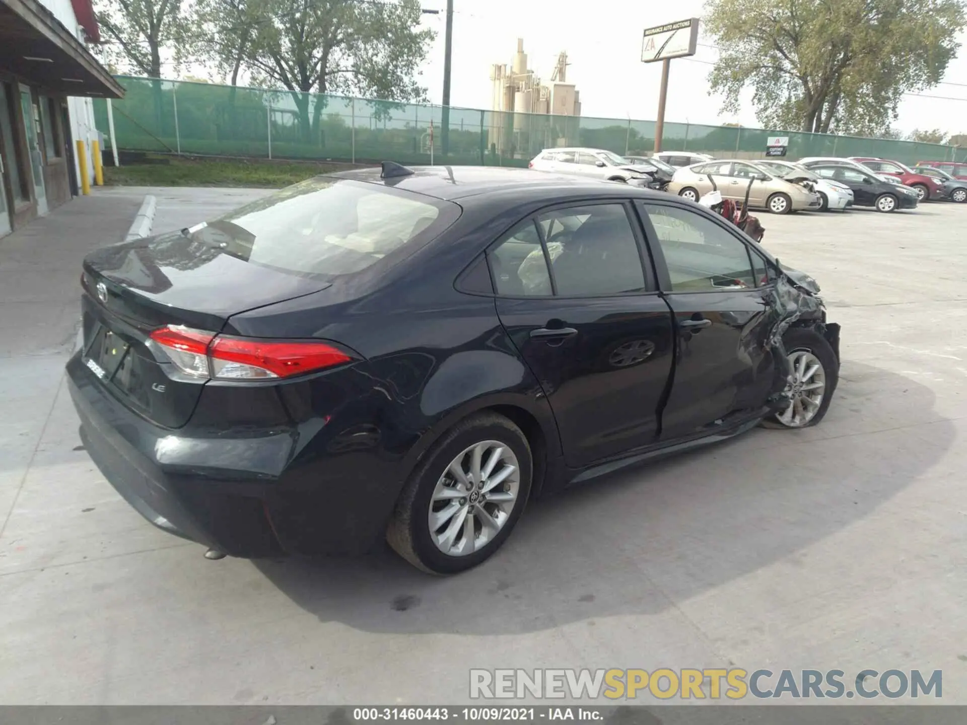 4 Photograph of a damaged car JTDHPRAE0LJ042261 TOYOTA COROLLA 2020