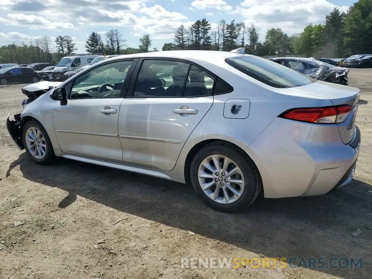 2 Photograph of a damaged car JTDHPRAE0LJ060386 TOYOTA COROLLA 2020