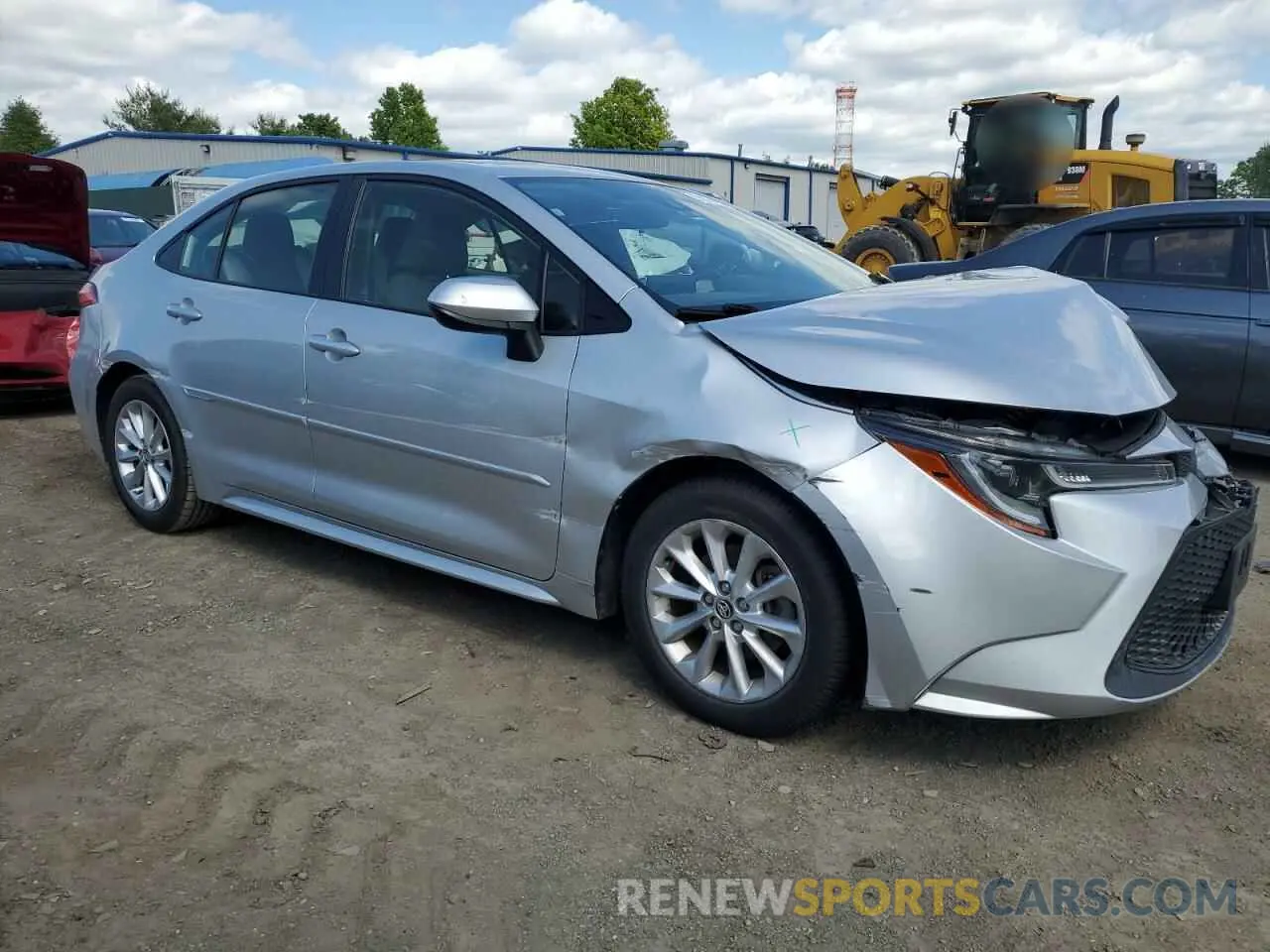 4 Photograph of a damaged car JTDHPRAE0LJ060386 TOYOTA COROLLA 2020