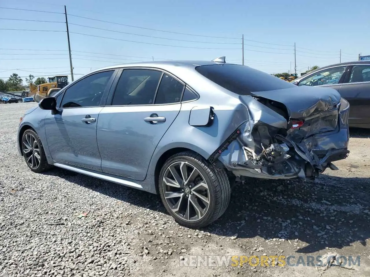 2 Photograph of a damaged car JTDHPRAE1LJ032676 TOYOTA COROLLA 2020